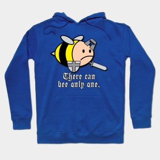 There Can Bee Only One - Cartoon Bee Knight Hoodie